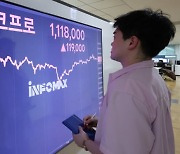 에코프로 ‘황제주’ 복귀...12%대 반등 마감