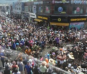 '온 세상을 물로 적셔라' 정남진 장흥 물축제 개막