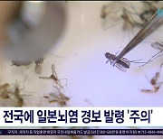 전국에 일본뇌염 경보 발령 '주의'