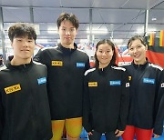 지유찬·양재훈·허연경·정소은, 혼성계영 400m 한국 신기록 달성