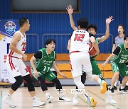 [포토S] KBL 유소년농구대회, '길을 막지마'