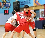 [포토S] KBL 유소년농구대회, '스크린 고마워'