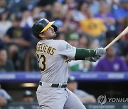 Athletics Rockies Baseball