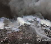 '산불 대란' 그리스 열흘간 화재 667건…F-16 부대도 대피