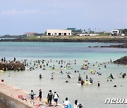 제주 연일 폭염…더위 피해 산으로, 바다로