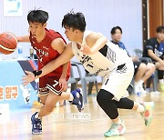 [포토S] KBL 유소년농구대회, '무게중심 낮추고'