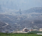 [포토] 美에서 캐나다까지 산불로 탄 땅을 조사 중인 소방관들