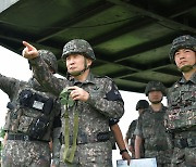 합참의장, 한미 UFS 앞두고 최전방 GOP 찾아 "北도발시 과감히 응징"