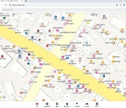 옥천 2300여 개 상점골목상권 전자지도구축 완료