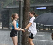 Dancing in the rain