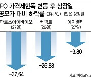 거품 꺼지는 공모주 시장…바이오는 스팩주보다 저조