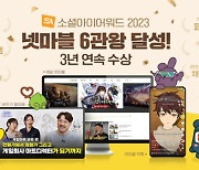 넷마블 뉴미디어, 소셜아이어워드 2023 6개 부문 대상 수상