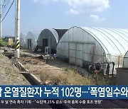 경남 온열질환자 누적 102명…‘폭염일수와 밀접’