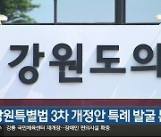 강원특별법 3차 개정안 특례 발굴 본격