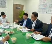 '도비지원 요청' 이상훈 사천시 부시장, 경남도 서부지역본부 방문