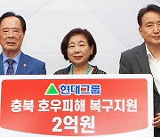 현대그룹, 충북 호우 피해 성금 2억