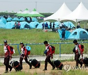 [현장] 새만금 세계잼버리 첫날…스카우트 대원들 속속 도착