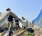 육군 32사단 "16일간의 대전·세종·충남 수해 복구작업 완료"