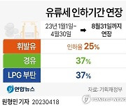 7월 석유류 값 급락에도 유류세 인하 종료 '안갯속'