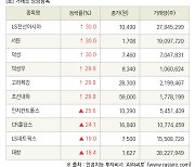 [fnRASSI]장마감, 거래소 상승 종목(LS전선아시아 30.0% ↑)