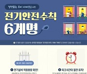 정전없는 우리아파트를 위한 전기안전수칙 6계명