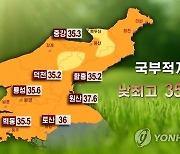 북한, 올 여름 강한 폭염 "최고 37.8도 기록"