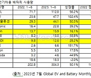 K배터리, 올 상반기 점유율 하락했지만…사용량은 늘어