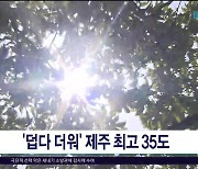 '덥다 더워'제주 최고 35도