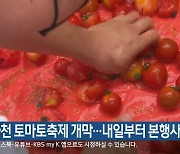 화천 토마토축제 개막…내일부터 본행사