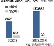 엘앤에프, 2분기 영업익 95% 곤두박질