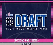 2023-2024 WKBL 신인 드래프트, 청주서 9월 4일 열린다