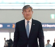 인천공항 도착한 조태용 국가안보실장