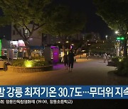 지난밤 강릉 최저기온 30.7도…무더위 지속