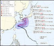 우리나라 올 것 같던 태풍 카눈, 일본으로 확 꺾일 듯