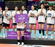 컵대회 MVP 수상 강소휘 "정규리그·챔프전서도 도전"