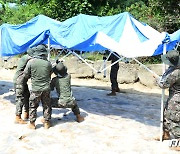 軍, 잼버리 야영장에 캐노피 설치 등 지원… 급수·제독차도 투입