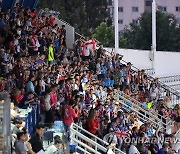 영국 스카우트 대표단, K리그2 서울 이랜드-경남FC 관람