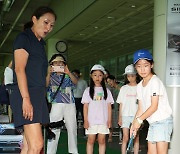 [포토]박지은 '레슨 효과는 바로 나오죠