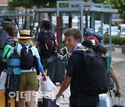 [포토]우크라이나 단원들, 숙소로 이동