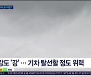 "기차 탈선할 정도 위력"...태풍 피해  줄이려면?