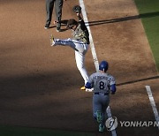 Dodgers Padres Baseball