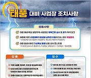 '태풍 안전사고 막는다' 정부, 사업장 점검에 인력 총동원