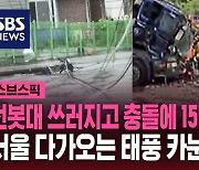 [스브스픽] 수도권도 쓰러지고 부딪히고…서울 다가오는 태풍 카눈