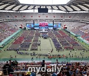 [MD포토] 서울월드컵경기장에서 진행되는 잼버리 폐영식