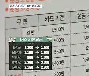 오늘부터 버스요금 300원 인상…기름값도 올라 '힘겨운 여름나기'