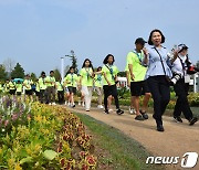 순천만정원박람회장 찾은 잼버리 대만 대원들