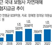 오르는 지구 온도, 치솟는 자연재해 보험금