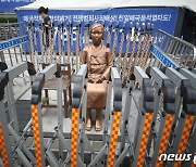 제주평화나비 "위안부 피해 생존자 9분…일본 공식사죄해야"