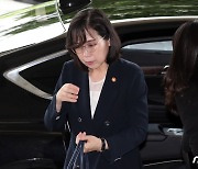 김현숙 여가부 장관 출근길