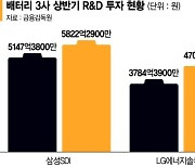 '초격차 준비' 배터리 3총사, 상반기 R&D에 1조원 넘었다